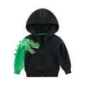 Creative Cartoon Printed Children's Sweater Black Cotton Blend Korean Style 90-140cm