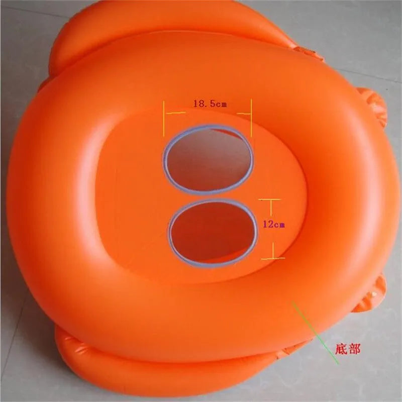 Baby Kids Toddler Swimming Pool Swim Seat Float Boat Ring with Fun Cartoon Designs Environmentally Friendly PVC 25mm Thickness Outer Diameter Options A B C