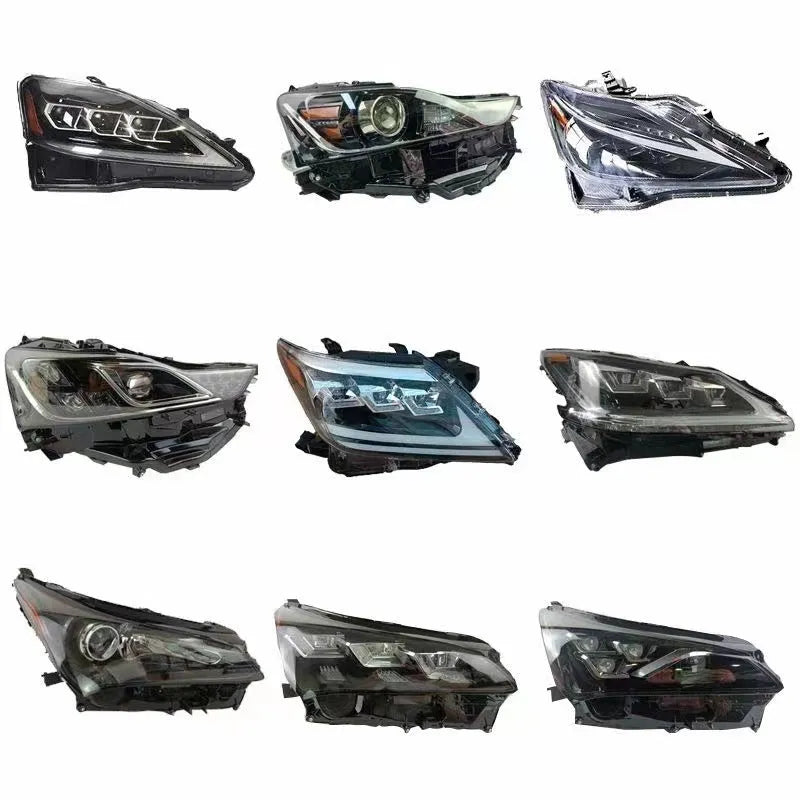 Black ABS plastic car headlight assembly for Hyundai Veloster, model 92101-2V500.