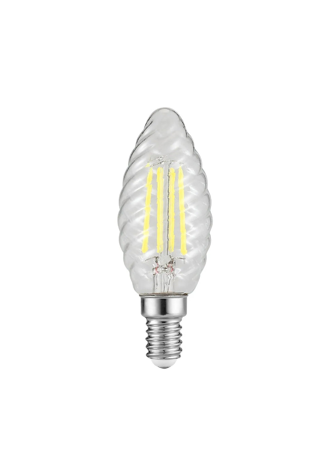 6W threaded ice cream bulb with E27 base, transparent glass, 6500K daylight, IP65