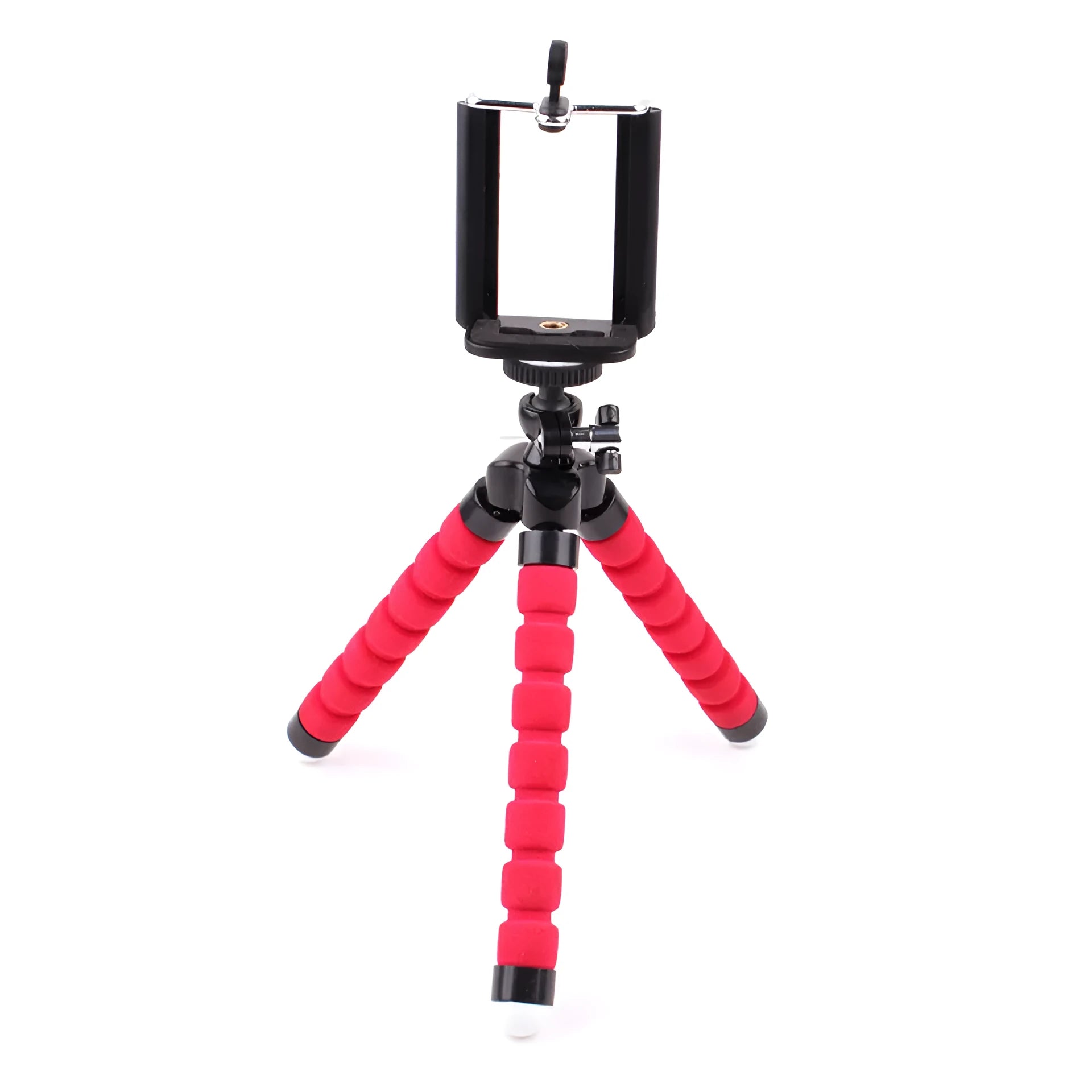 Mini flexible sponge octopus tripod stand holder for mobile phones and GoPro cameras in black colour