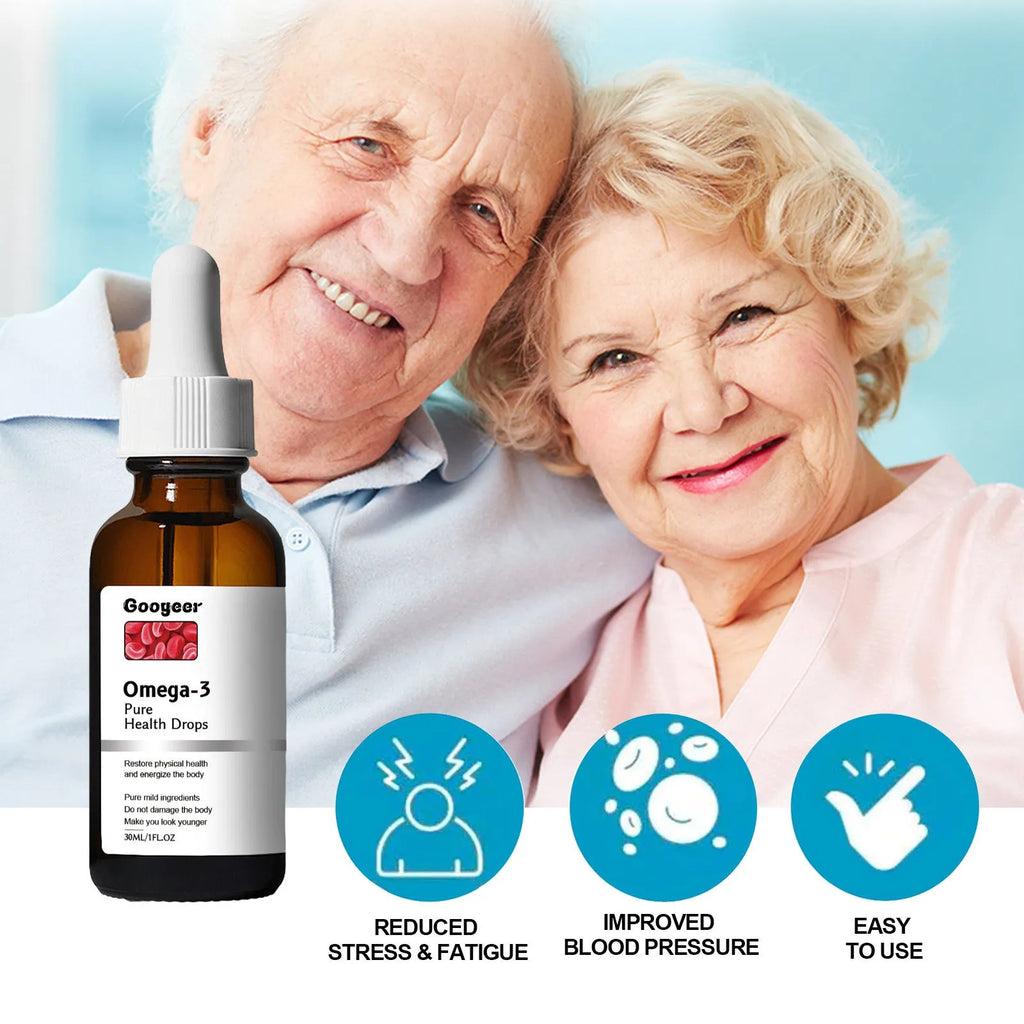 30ml bottle of Shu Health Care Drops herbal supplement for physical discomfort and blood balance support