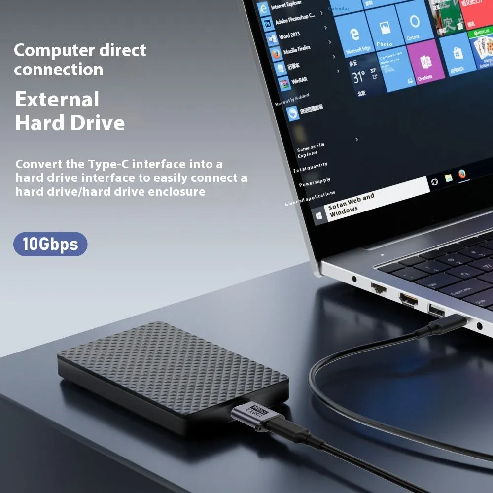 USB AM male to Micro-B female adapter for connecting older devices to modern USB ports