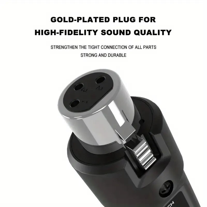Wireless grenade dynamic moving coil microphone set with receiver for vocal and guitar use