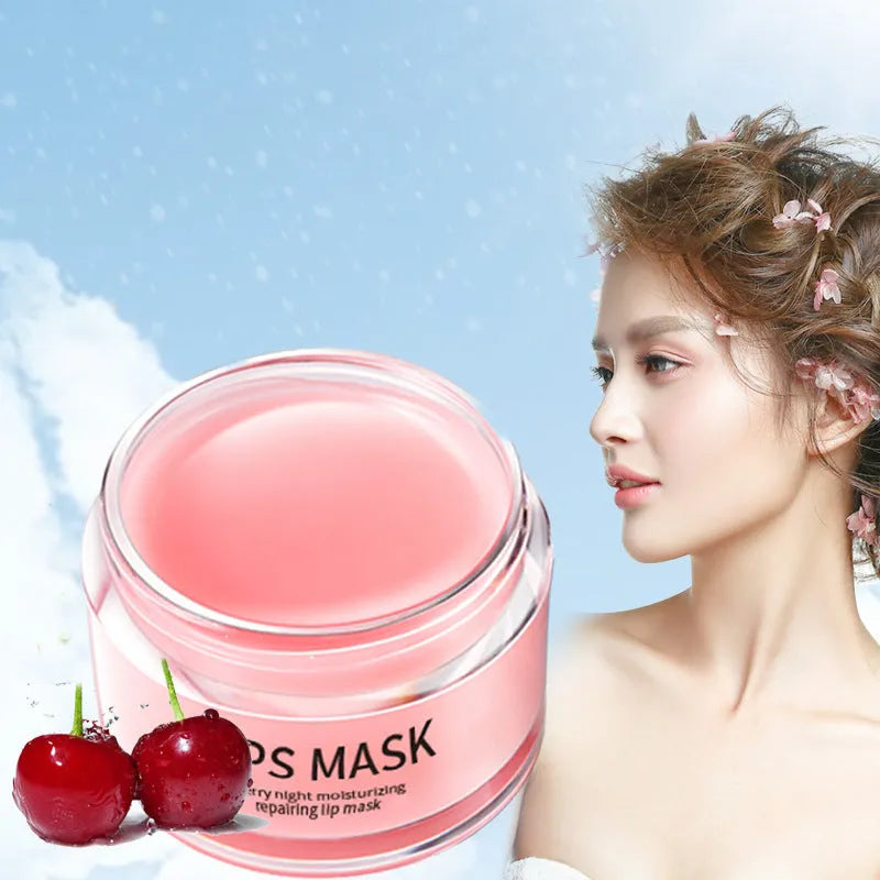 Boxed lip mask product for moisturising and nourishing dry lips, 20-30g net content