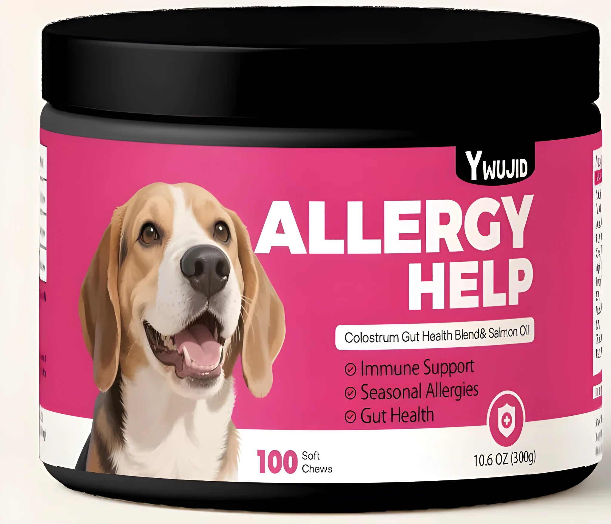 350g bottle of anti-allergy soft granules health supplement containing 300g of formula