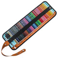 50 wooden coloured pencils in basswood casings with protective storage case for oily painting