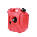 Black car motorcycle spare fuel tank 5L with lock, general purpose oil drum