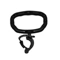 Adjustable kettlebell handle in black PP material, 21x19cm, 130g, for fitness body shaping
