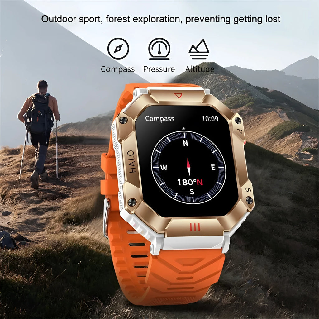 Android GPS smart watch for women with titanium alloy case and multiple strap colour options