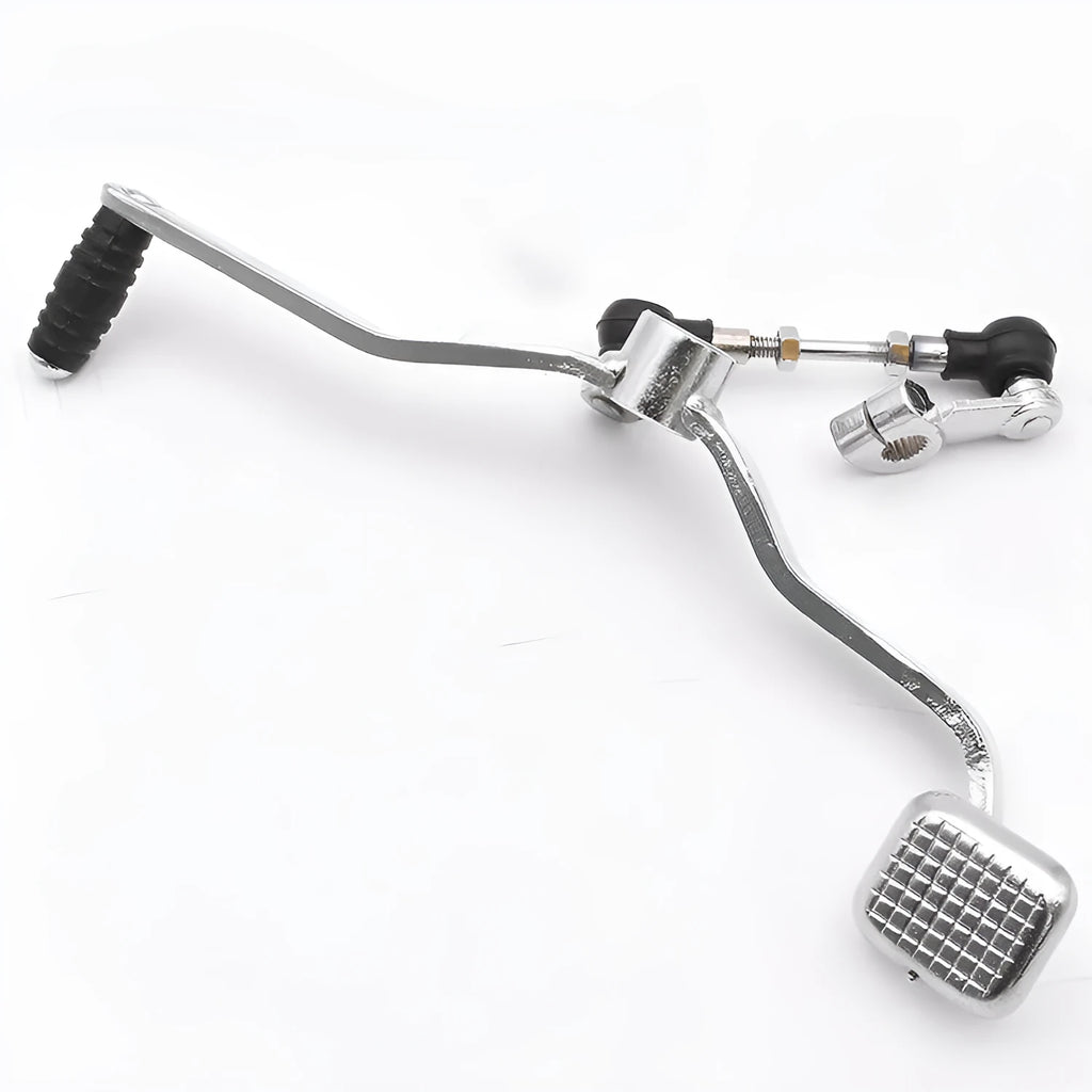 Motorcycle gear lever for GS125, 300mm long with coarse and fine teeth on steps