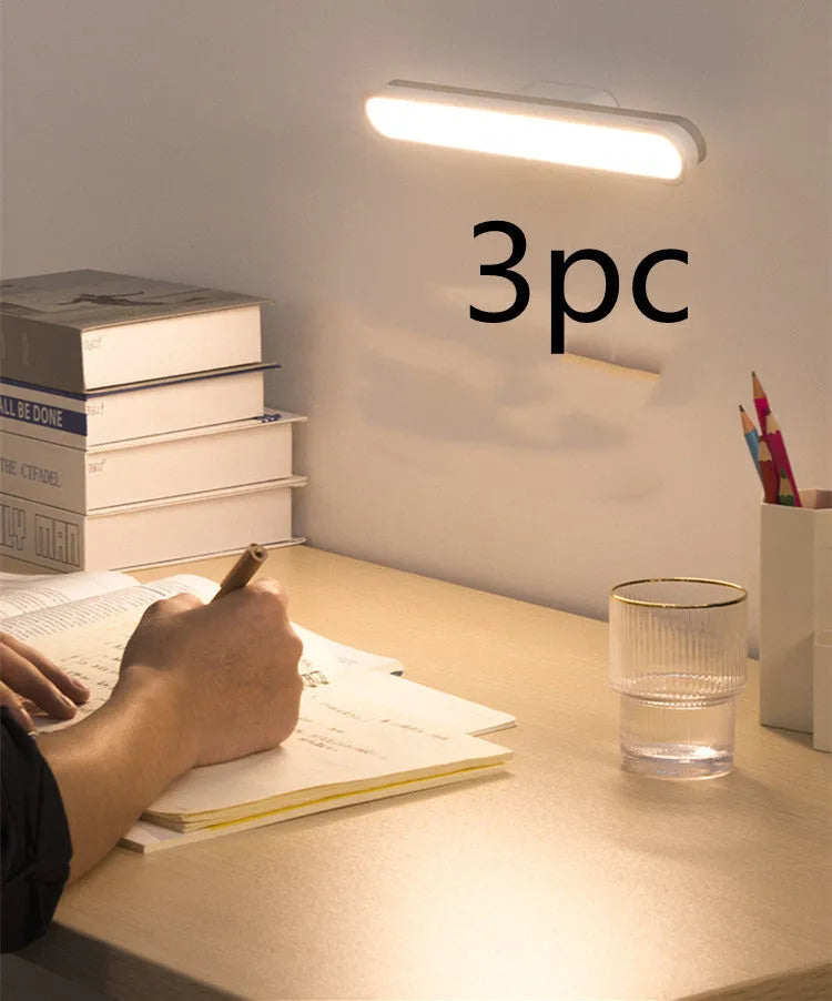 Baseus hanging magnetic LED desk lamp with touch switch and stepless dimming for closet cabinet night light