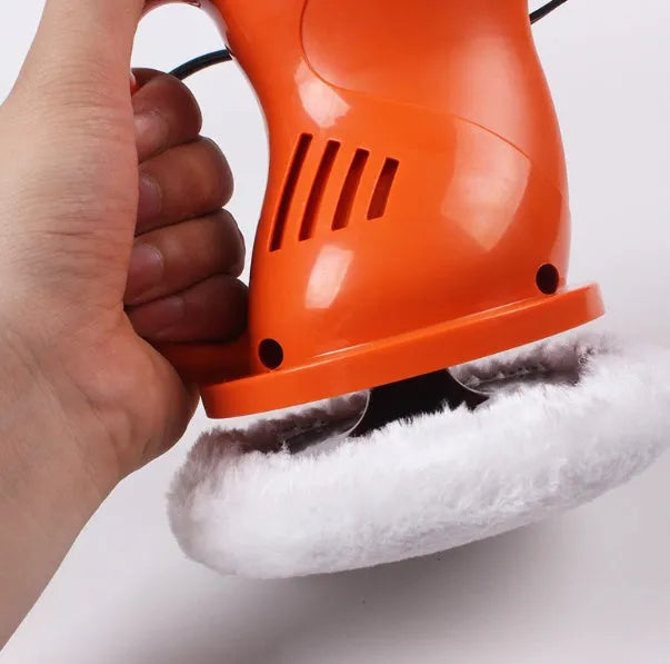 12V car waxing glaze polishing machine with one-hand control in black colour
