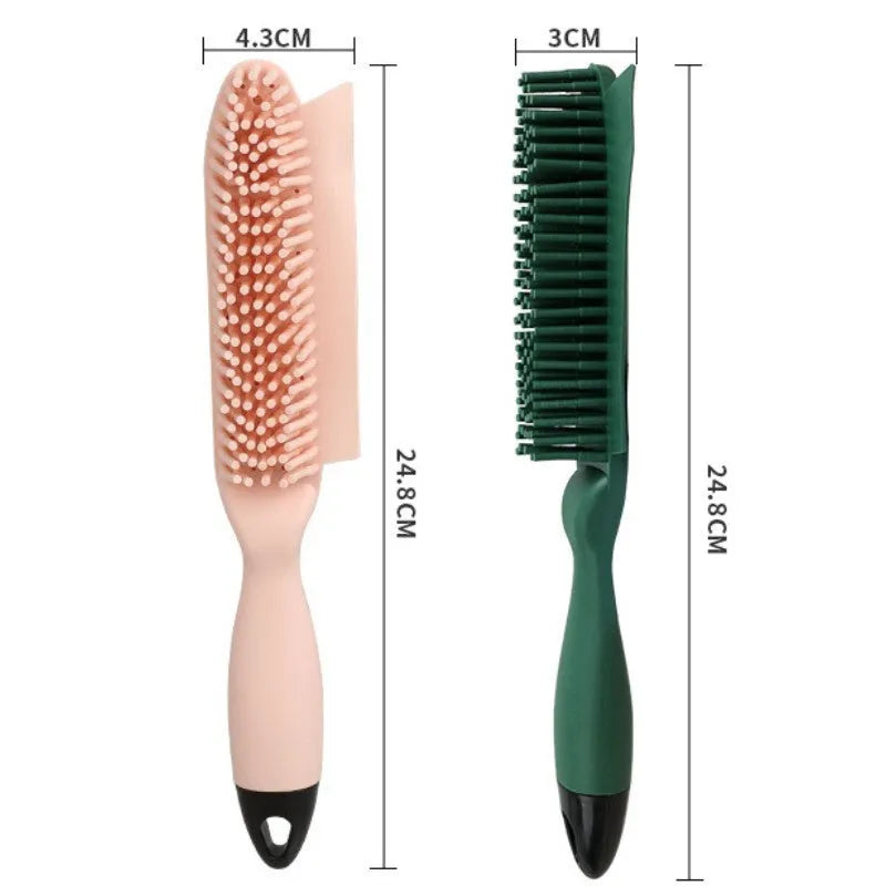 Green dog brush with massage teeth and wool sticker fabric hair collector for pet grooming