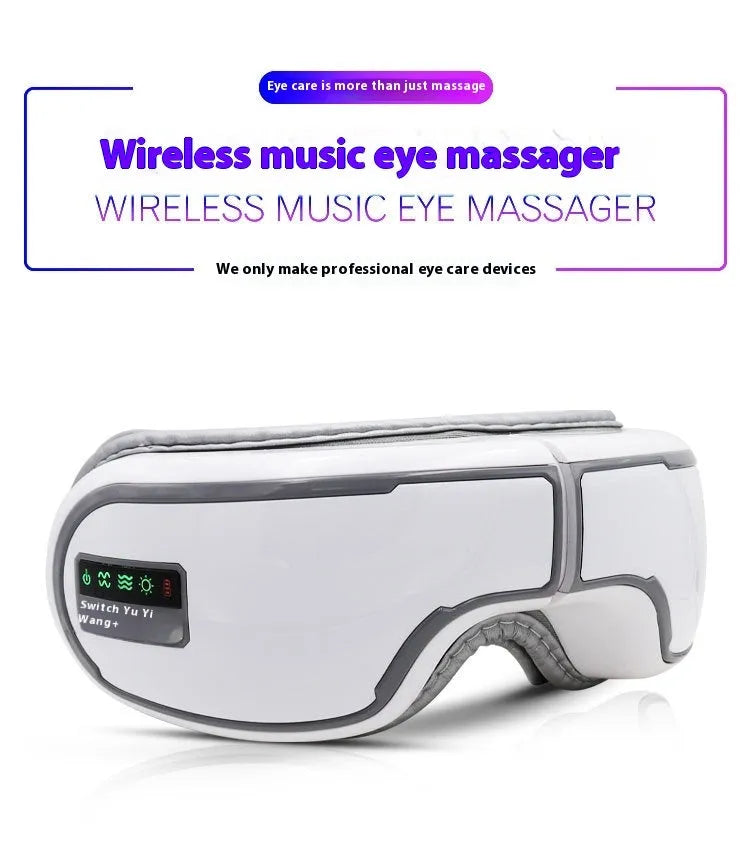 Smart Bluetooth eye massager with wireless design and air pressure massage