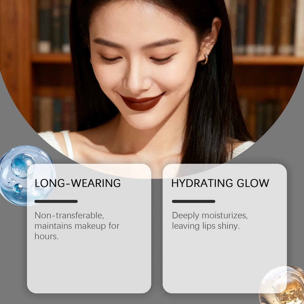 Moisturising lip gloss and lip liner duo set 15ml 1.2g in six colour options including Caramel Cotton and Violet.