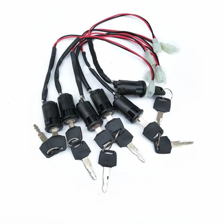 Waterproof electric door lock actuator for car central locking systems with plastic housing
