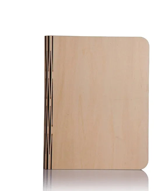 Solid wood USB book light in three size options with white and warm white light settings