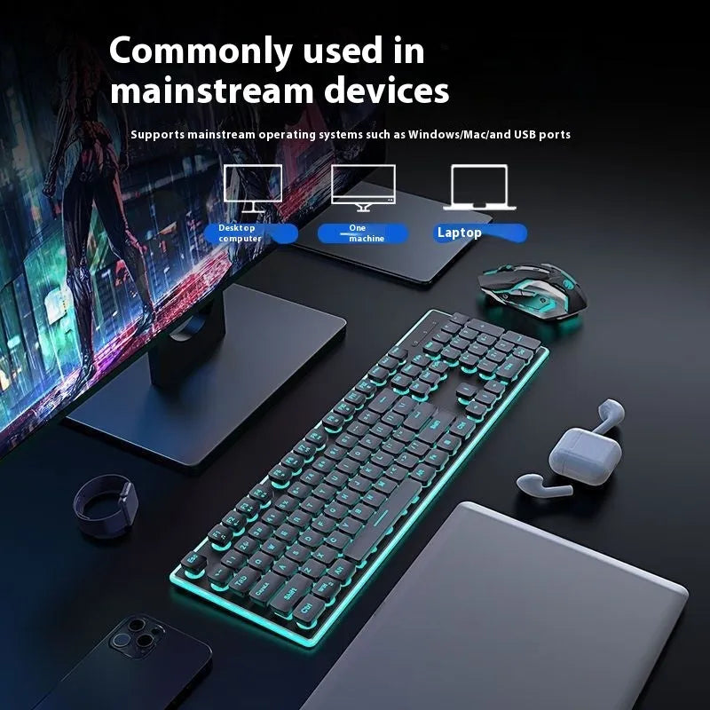 Wireless Bluetooth keyboard with mute button showing Cherry Blossom Powder and White Warm Colour options