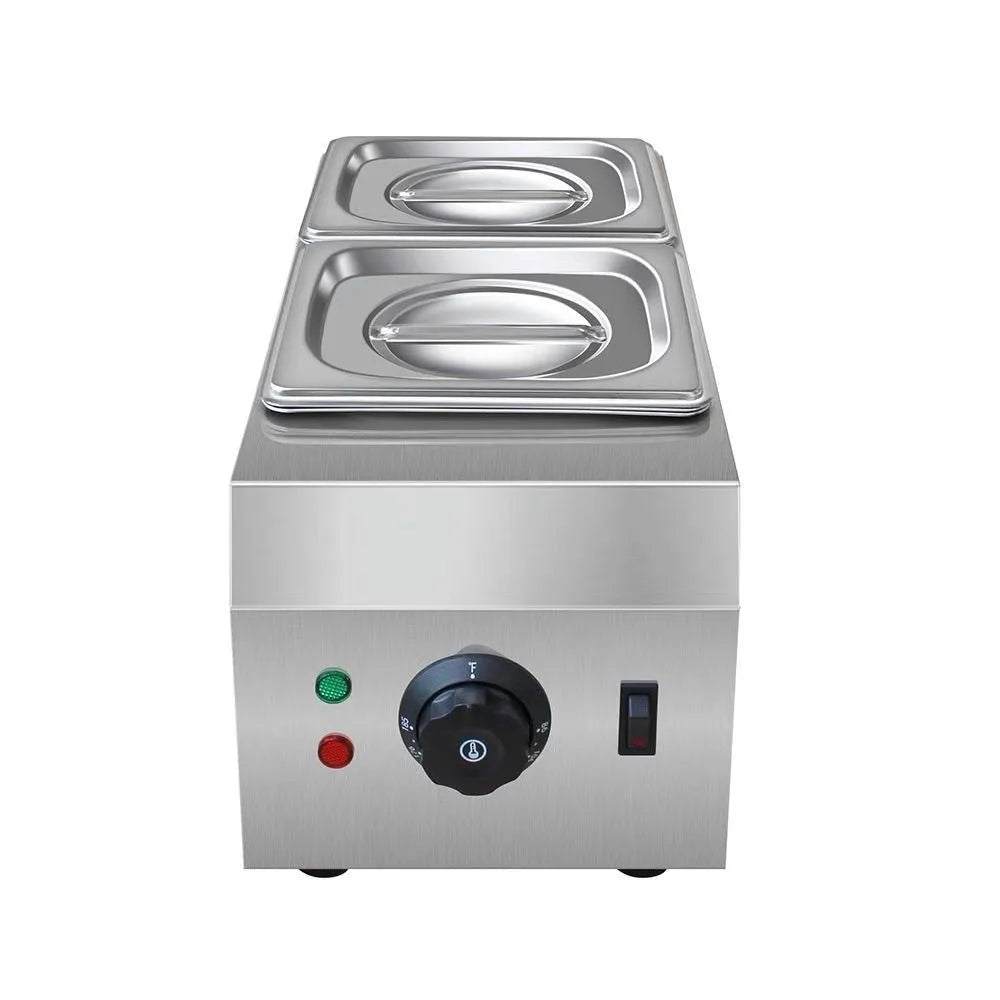 Commercial chocolate melting machine with double pot electric heating system