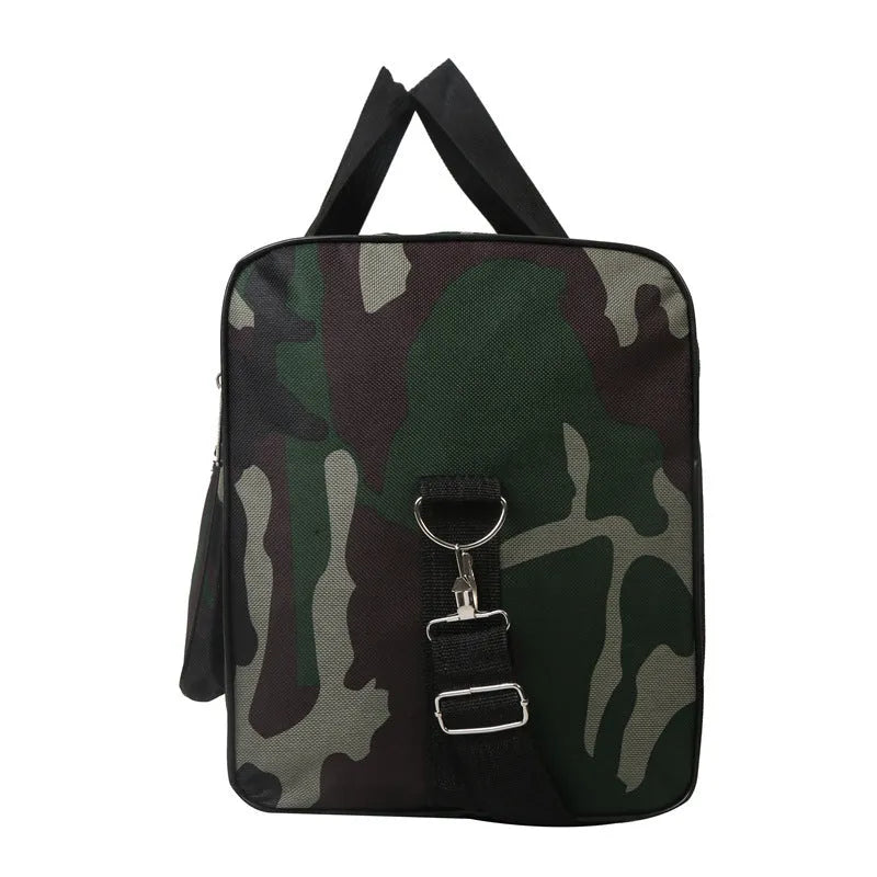 Camouflage waterproof luggage bag with urban simplicity styling and polyester lining