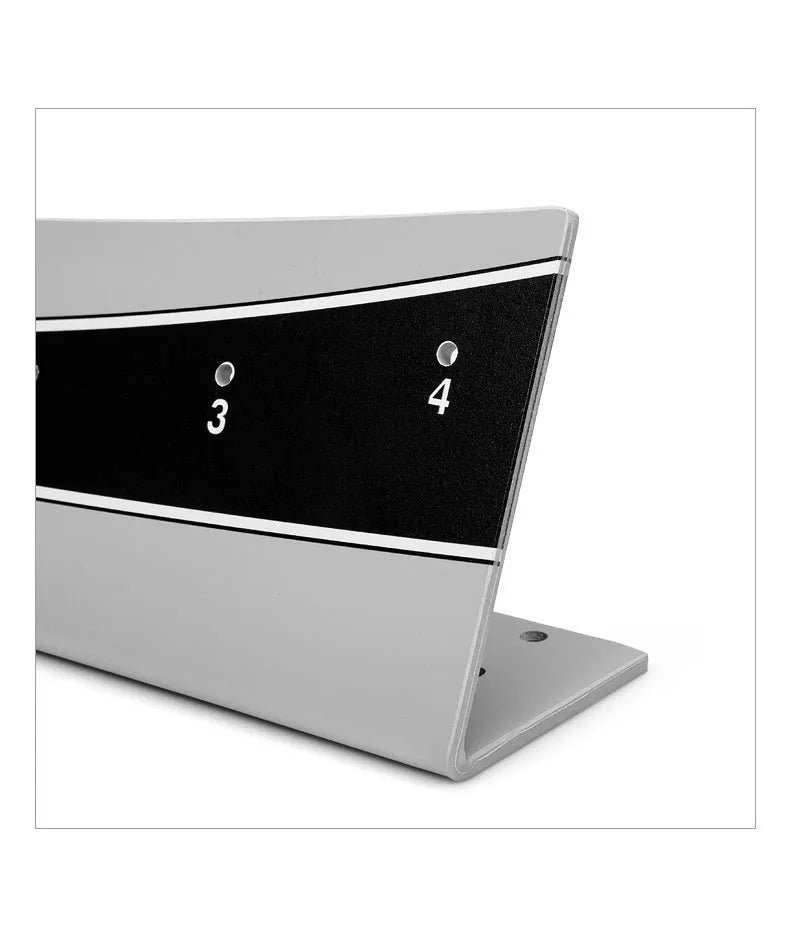 Adjustable PVC golf putter trajectory balance simulator for stroke training