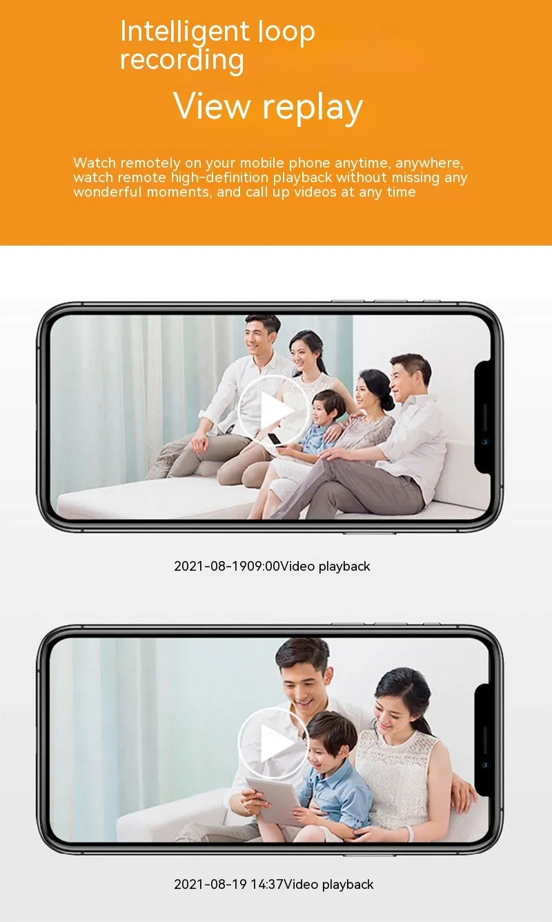 Wireless WiFi bulb camera with 1080p resolution and full colour night vision capability