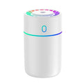 Magic Light heavy fog USB humidifier in white, ultrasonic car humidifier with timer