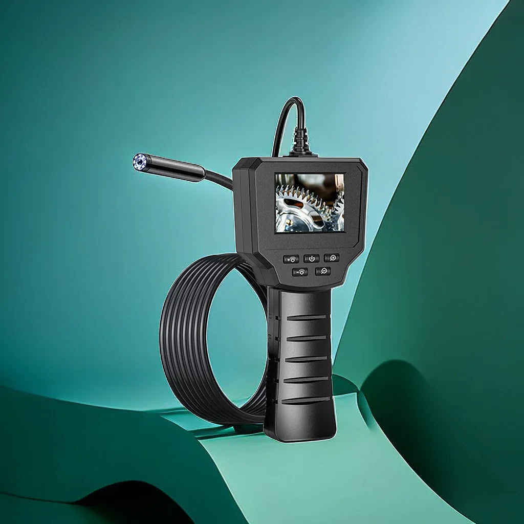 Waterproof HD inspection camera with 8mm probe for automotive and plumbing pipeline visual inspection
