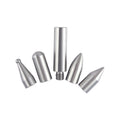 Three alloy steel hook and crowbar tools for car dent repair, presented on a white background.