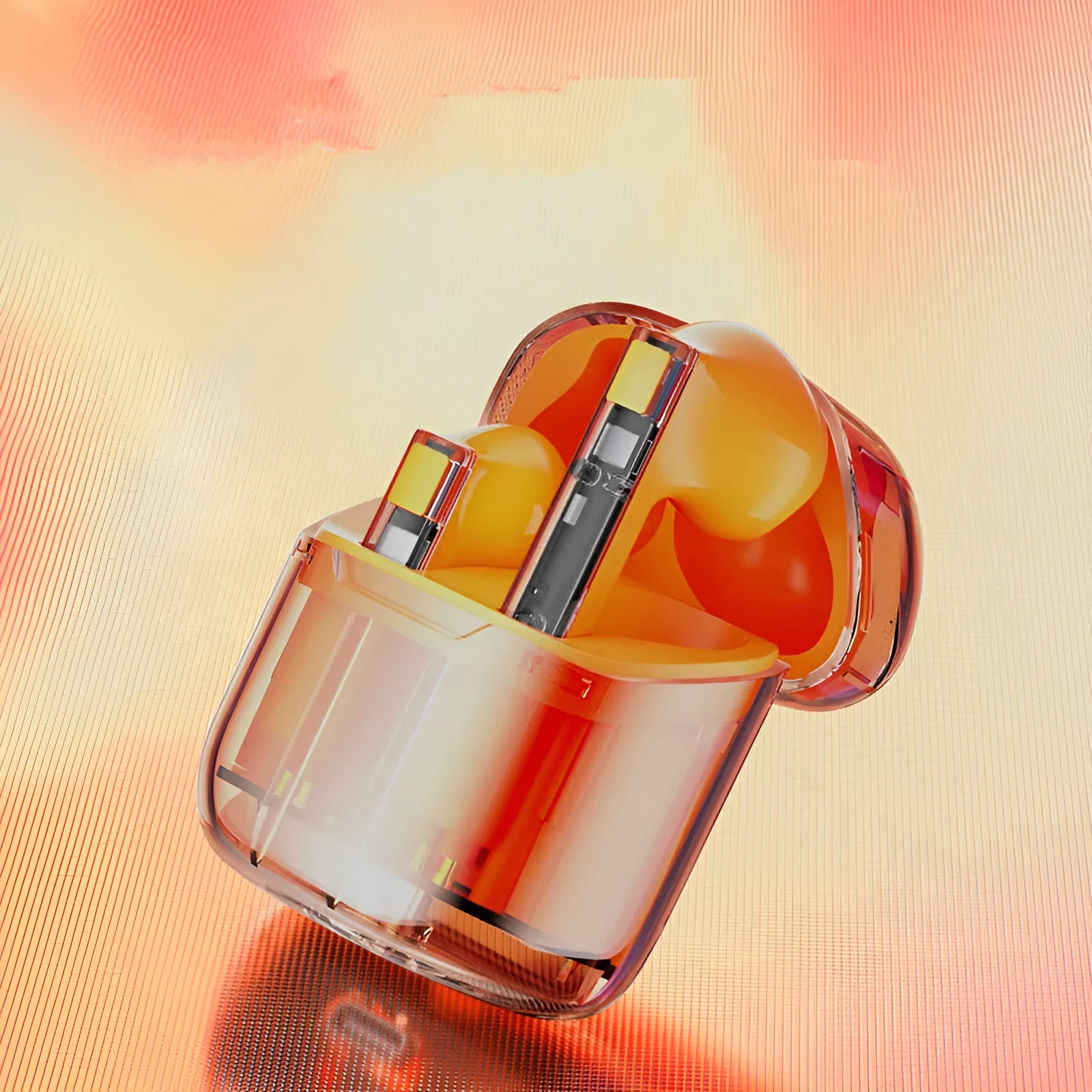 YX06 Wireless TWS Headphones in multiple colours showing transparent cabin design