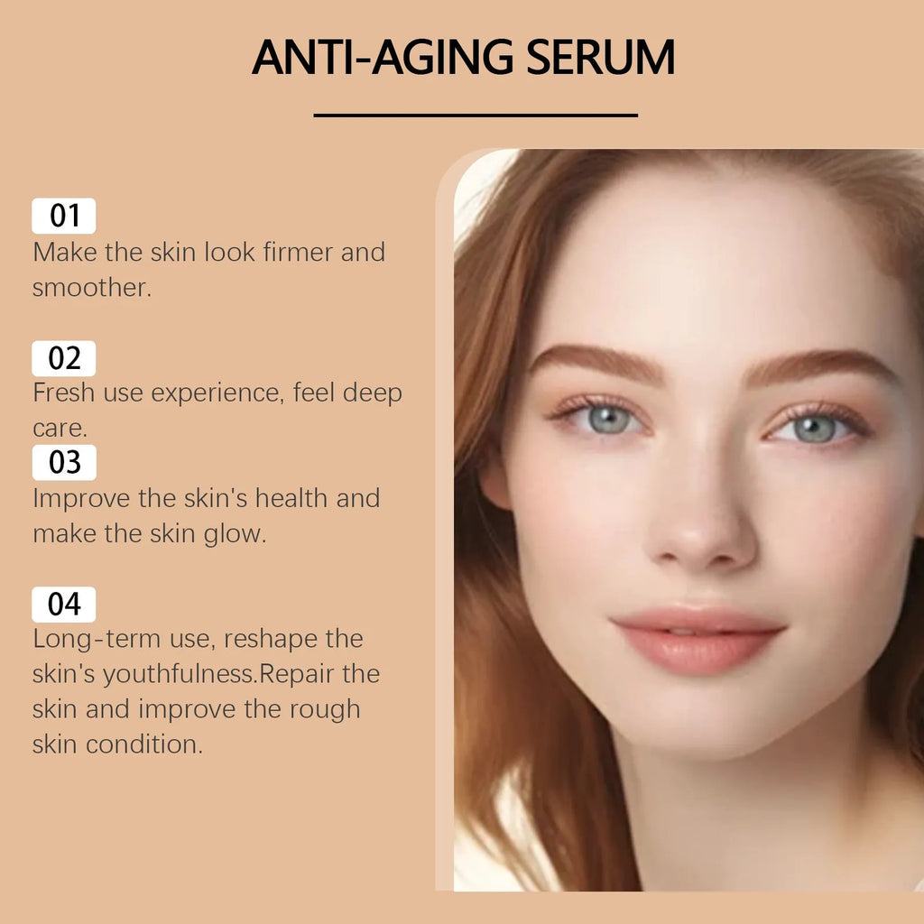 30ml anti-aging liquid bottle with hyaluronic acid and bee venom for facial skincare