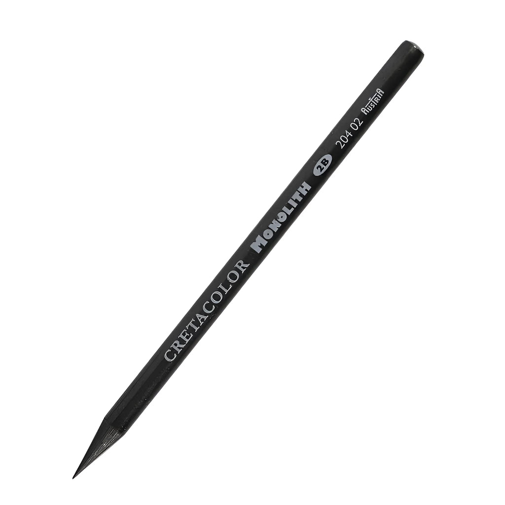 Wood-free graphite sketch pencil with full graphite core, 146mm length drawing tool