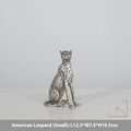 Modern American Leopard colour resin ornament in large, small, and walking posture styles