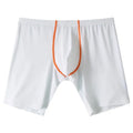 Men's ice silk boxer shorts with mid-waist design and U convex front in various colour options