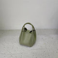 Retro PU crossbody bag for women, soft bucket shape, measuring 19x15x13 cm, in apricot colour