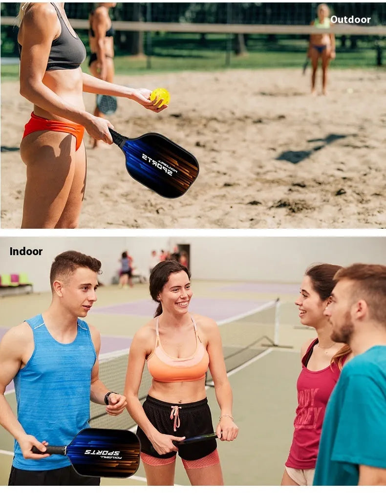 Fibreglass table tennis racket for outdoor sports, model CZXPK00561