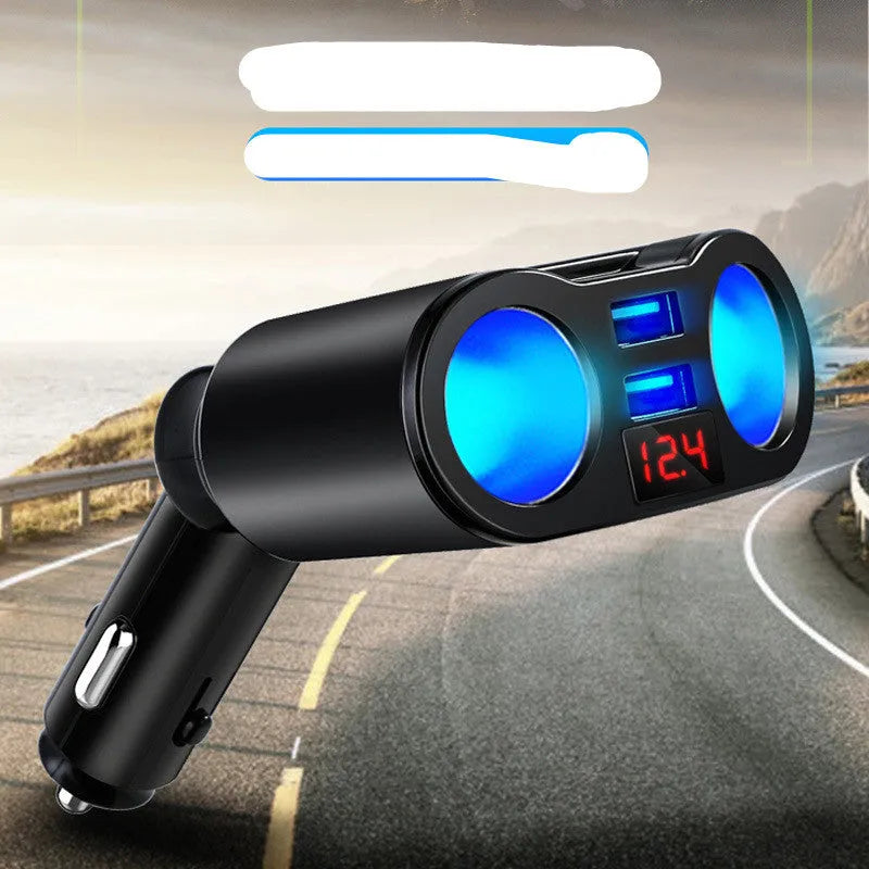 Car Bluetooth FM transmitter MP3 player with cigarette lighter plug in black and white colour options