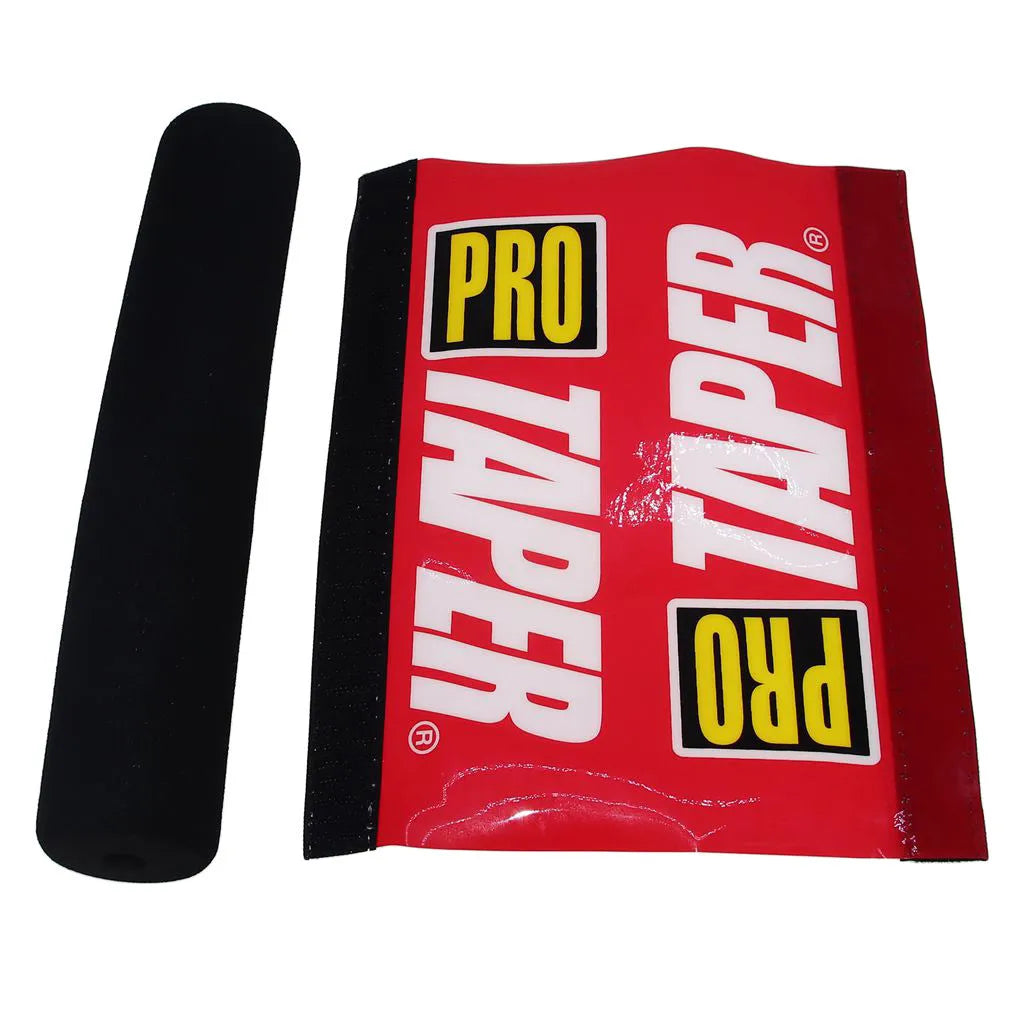 25cm long foam cover for motorcycle handlebar in black, blue, or red.