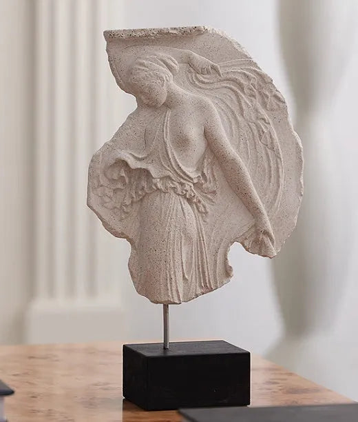 Wine goddess European-style resin sculpture ornament with modern simplicity design