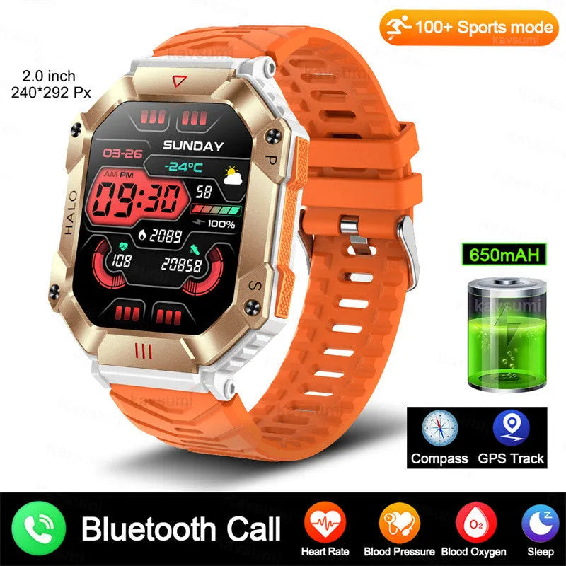 Android GPS smart watch for women with titanium alloy case and multiple strap colour options