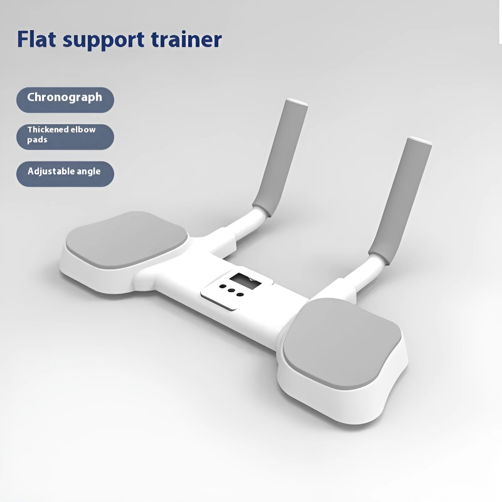 White household flat support trainer with aluminium frame and ABS components for home exercise