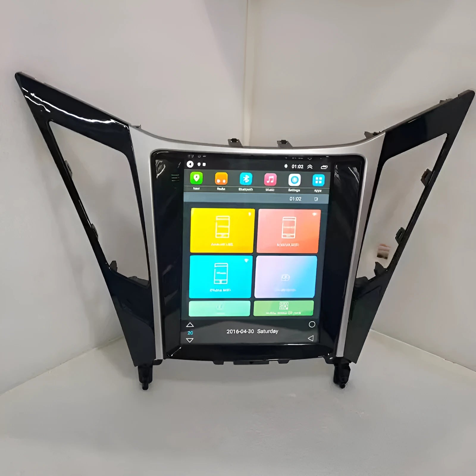 9.7-inch vertical Android car navigator for 2008 Hyundai Sonata dashboard installation