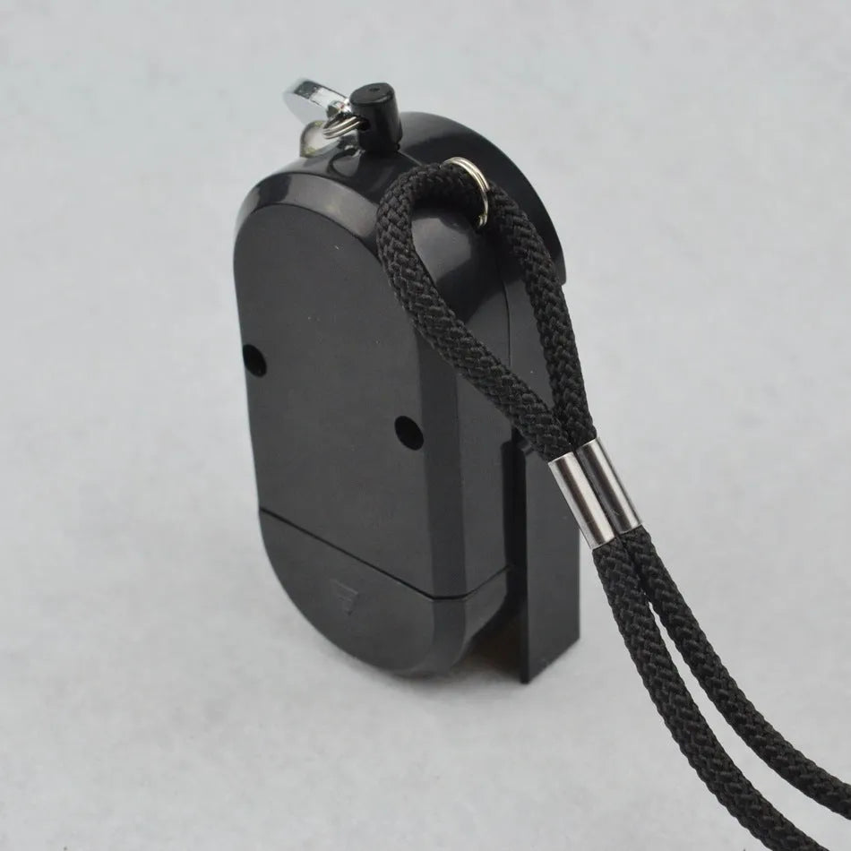 SAFETY ANGEL IN06C personal infrared alarm on flat surface for wireless window and door detection