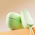 Magnetic two-in-one hand warmer in beige, pink or green with USB charging, lighting and double side heating