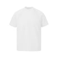 Air layer stitching short sleeve top in loose fit polyester