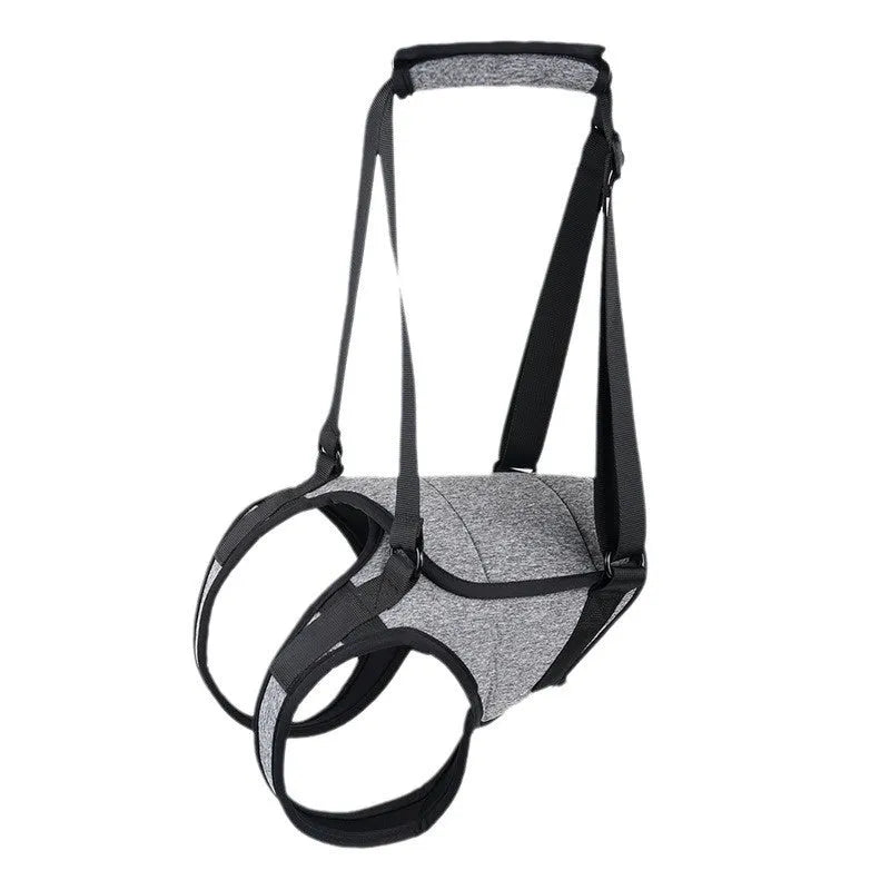 Medium grey neoprene dog rear leg recovery belt for 46-52cm waist measurements
