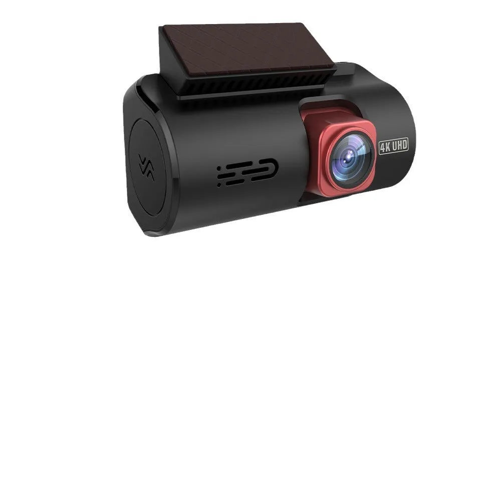 Front and rear dual lens dashcam with 4K HD recording, GPS and WiFi, 3.0 inch screen, ZD72 Black