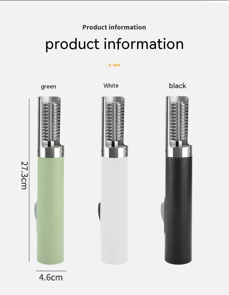 Electric razor fish scaler machine in light green colour with handheld charging design