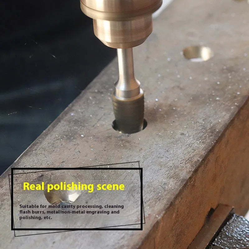 Tungsten steel alloy F-shaped rotary file milling cutter for grinding and engraving applications
